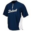 Detroit Tigers Authentic Home Triple Peak Convertible Cool Base Gamer Jacket by Majestic