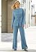 Apparel : Buckle-Front Pantsuit
