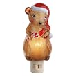 Mouse With CandyCane Shimmer Night Light