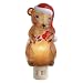 Mouse With CandyCane Shimmer Night Light
