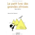 Le petit livre des grandes phrases
