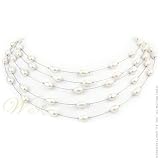 WILLOW PEARLS: *MELODY 5-STRAND PEARL NECKLACE*
