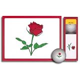 Volvik Crystal Golf Balls with Rose Logo by