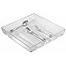 iDesign Linus BPA-Free Plastic Divided Drawer Organizer Tray-13.5
