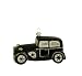Barcana 4-Inch Shatterproof Black Luxury Car, Christmas Ornaments, Set of 3