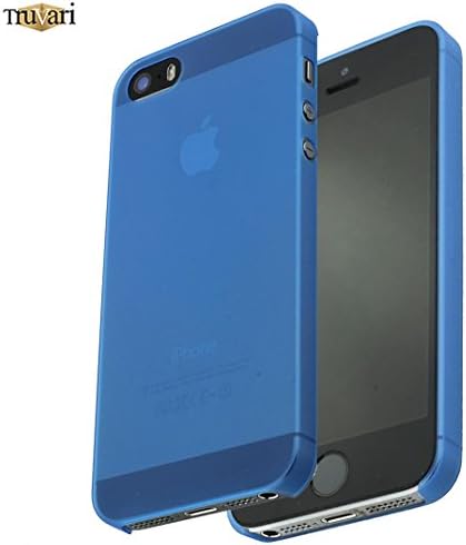 Ultra Thin Slim Sleek Translucent Frosted Matte Apple iPhone 5 / 5S Phone Case Wrap Protective Cover Phone Case - Pale Blue