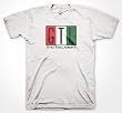 G.T.L. T-shirt Gym Tan Laundry in Italian Flag, Jersey Shore T-shirt