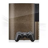 Design Skins for Sony Playstation 3 [unilateral] - Brown Leather Design Folie