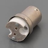 BA15S Socket to G4 Base Connector,by LEDwholesalers 1433