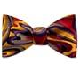 Men's Fluid Paints Freestyle Silk Bowtie by Bowties Unlimited in Multicolor