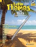 Latin themes +CD (Schott master play along series) - Flûte