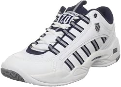 K-Swiss Men's Ultrascendor Tennis Shoe,White/Navy/Silver,10 M
