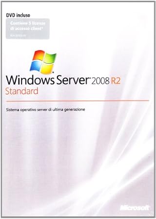 Microsoft  Windows Server Standard 2008, R2, 5 CLT, IT