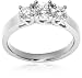 14k White or Yellow Gold 3-Stone Diamond Ring (1 cttw, H Color, SI2 Clarity)