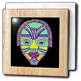 African Art - African Mask - Tile Napkin Holders