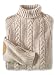 Tweed Cable Turtleneck