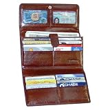 Jack Georges Sienna Collection Womens Checkbook Clutch