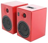 Kanto Ipair5 Powered Ipod Speakers, Bold Imperial Red