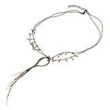  : ANTIQUE BRONZE CHAIN COLLAR NECKLACE