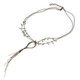 Antique Bronze Chain Collar Necklace