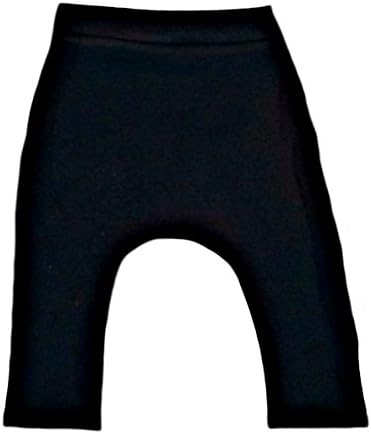 Easy Fit Solid Color Baby Pants - Lots of Colors and Sizes! (Newborn 0-3 Months to 12 Pounds, Black)