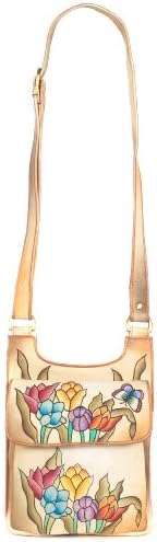 ZIMBELMANN FIONA Genuine Nappa Leather Hand-painted Cross Body Shoulder Bag
