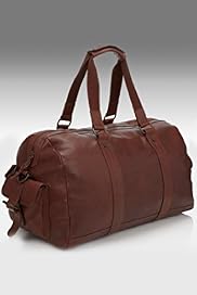 Blue Harbour Leather Double Handle Holdall