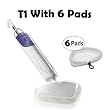 Reliable Steamboy T1 Chemical Free H2O Steam Floor Mop with 6 Microfiber Replacement Pads