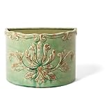 Buy Foreside 70422 Midnight Garden Hanging Wall Planter, Sea Foam by Foreside