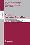 Advances in Information Retrieval Theory: Second International Conference on the Theory of Information Retrieval, ICTIR 2009 Cambridge, UK, September ... Applications, incl. Internet/Web, and HCI)