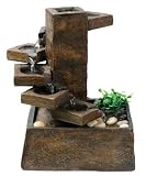 Indoor Fountains item: Alpine Pouring Water On Steps Fountain With Pump