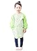 Plie Waterproof Kids Art Smocks 37 Colors (Age 1-10, S-XXL size), Green Orange (08-S)