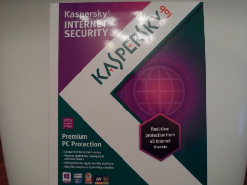Kaspersky Internet Security 2013 3pcs - 1 Year Windows 8 / 7 / Vista / XP