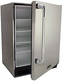 Solaire Solaire Outdoor-Certified 5.5-Cubic Foot Refrigerator, Stainless St ....