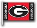 Georgia Bulldogs Car Flag - Set of 2