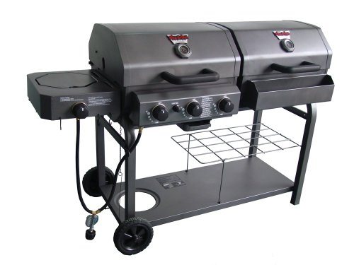 King-Griller by Char-Griller 5252 Double Play Gas and Charcoal Grill