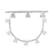 Sterling Silver Trinity Knot Dangle Anklet