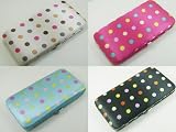 MULTI-COLOR POLKA DOT FLAT WALLET BY DESIGNSK