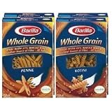 Barilla Whole Grain Pasta 13.25 oz each  2 PENNE and 2 ROTINI by 