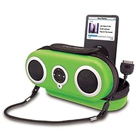 Click here to buy iHome iH13B Protective Speaker Case for iPod (Green) by iHome.