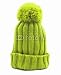 Wallmonkeys Peel and Stick Wall Decals - Green Knitten Woollen Cap - Removable Graphic