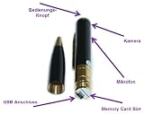 Spionage Pen Spy Pen Kamera Kugelschreiber MINI DVR Spion Schreiber Stift + BOX + Zubehör von RBrothersTechnologie Spy Spionage Pen Spy Pen Kamera Kugelschreiber MINI DVR Spion Schreiber Stift + BOX + Zubehör von RBrothersTechnologie