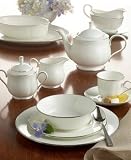 Lenox Hannah Platinum Pasta Bowl/Rim Soup