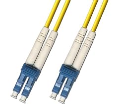 1.5ft Singlemode Duplex Fiber Optic Cable (9/125) - LC to LC (0.5M)