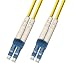 2ft Singlemode Duplex Fiber Optic Cable (9/125) - LC to LC 0.6M