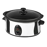 Kalorik SC-11048 7-Quart Slow Cooker, Stainless Steel