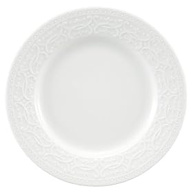 Nikko Ceramics Blanc Fleur Bread Plate 6 1 2 by Nikko