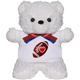 Teddy Bear White I Love Football