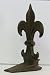 Fleur de Lis Cast Iron Wedge Doorstop