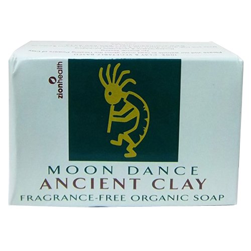 Zion Health Moon Dance Clay Soap, Fragrance Free, 6 Ounce